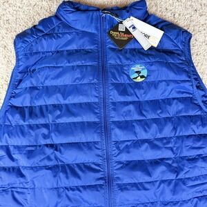 New Core365 Mens Prevail Puffer Vest XL Blue Outerwear AT&T‎ Pebble Beach Pro-Am